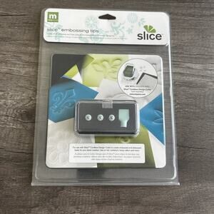 Slice Embossing Tips Set with Mat Medium for‎ Cordless Design Cutter Paper Craft